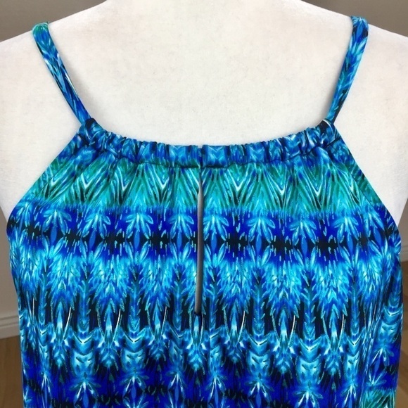 Miraclesuit Estilo Peephole Swim Tank Tankini Top Size 12 - Picture 3 of 11